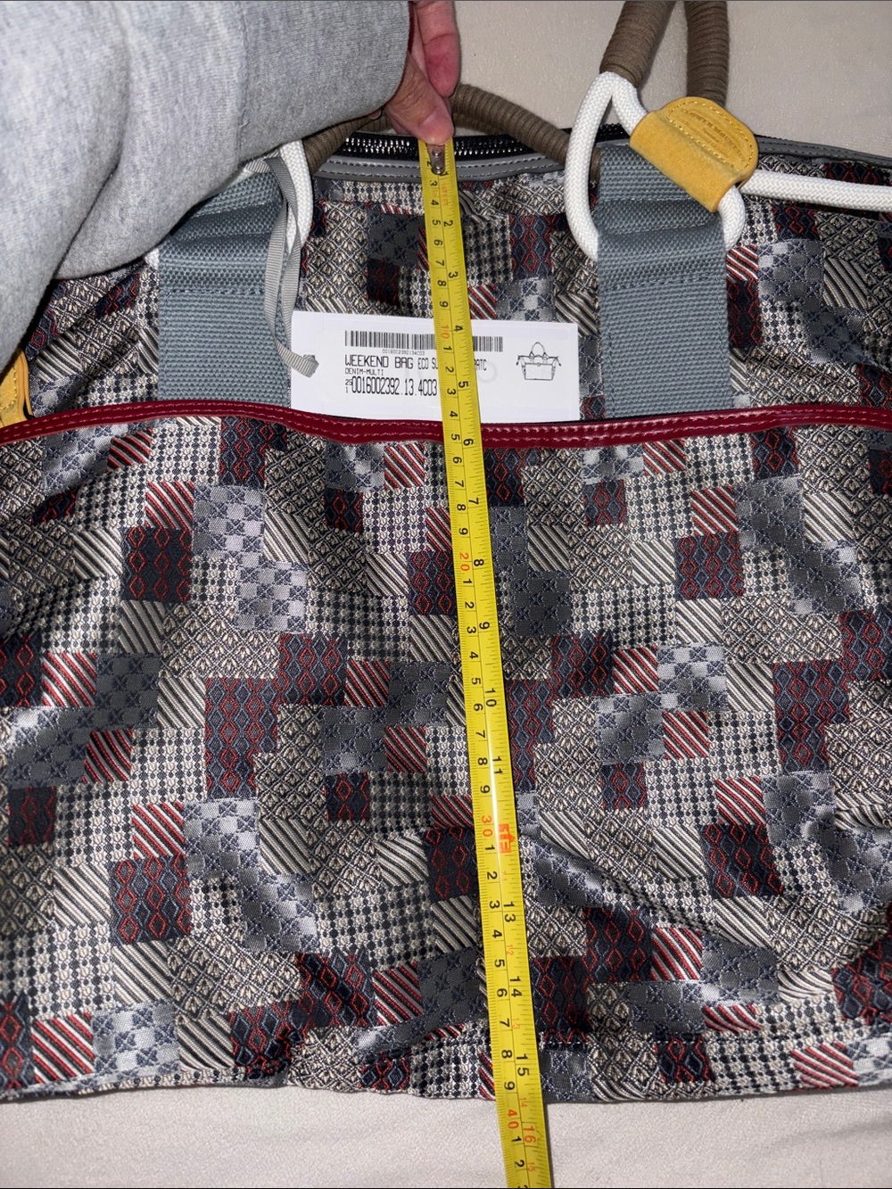 NWT Flower Mountain Weekend Bag in Patchwork Denim-Multi - Picture 7 of 10